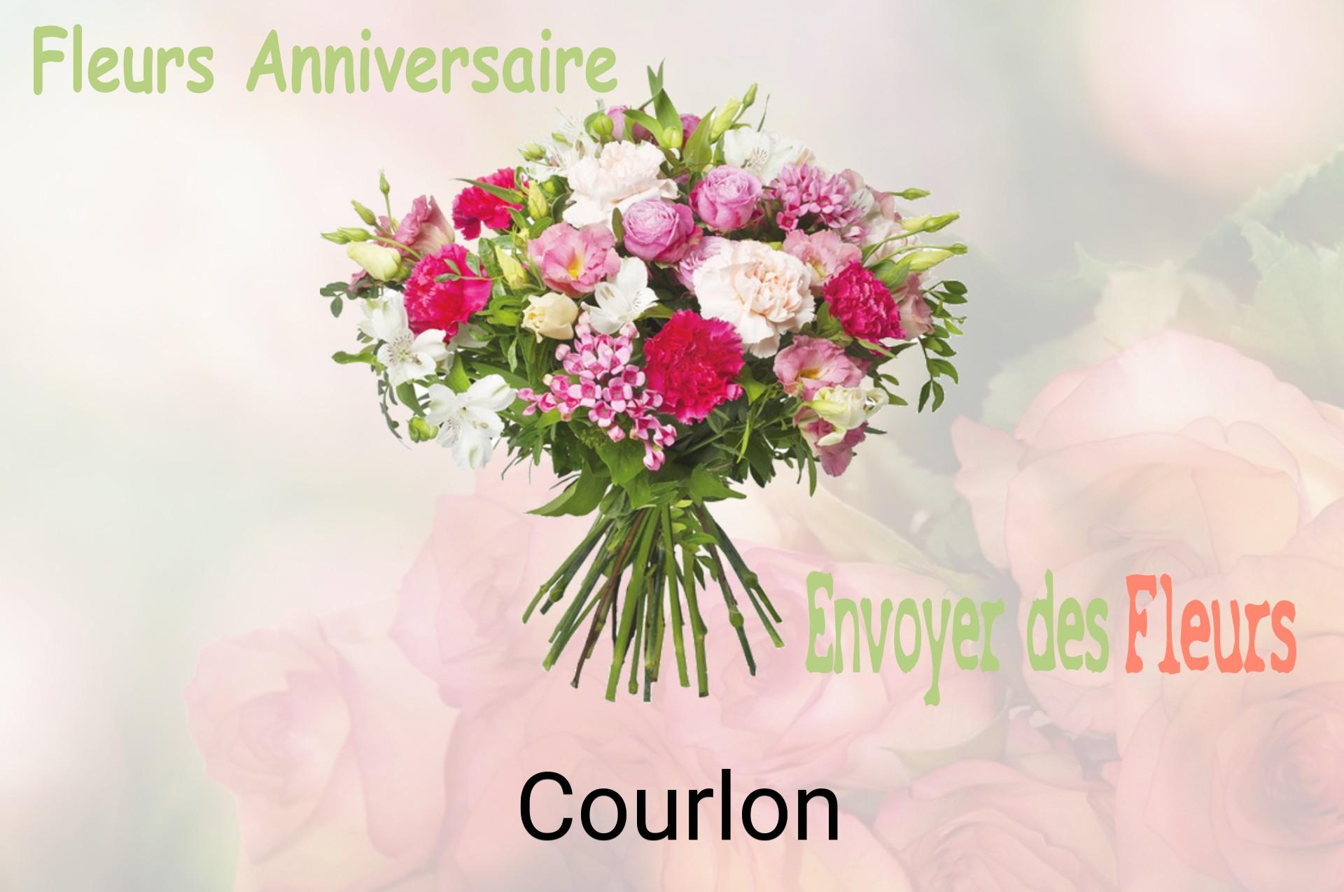 Bouquet de fleurs d’anniversaire livré à Courlon